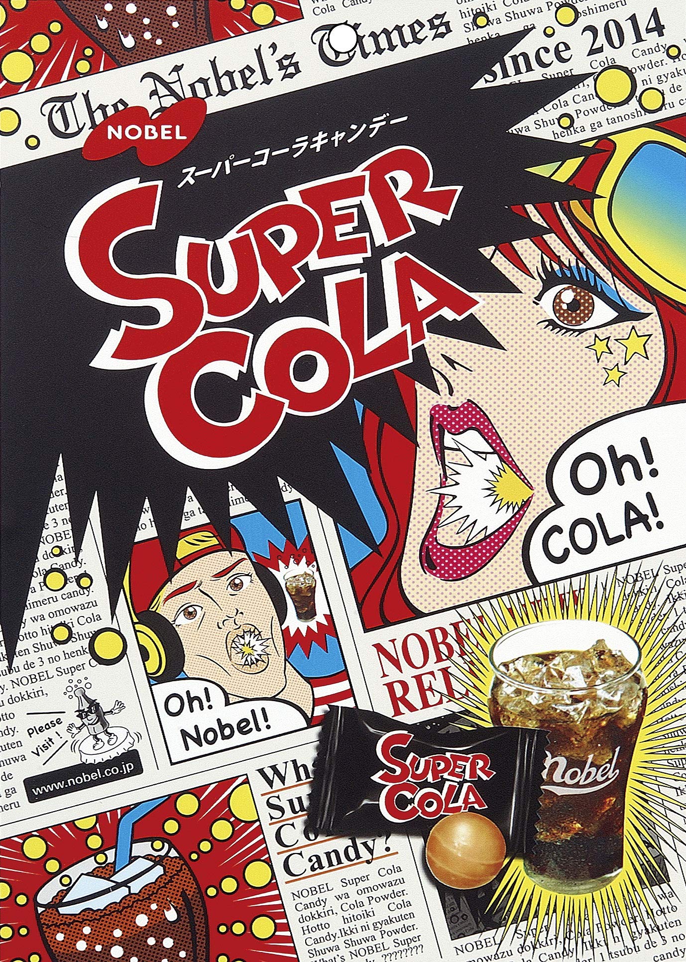 Nobel Super Cola Candy 3.1Oz (6 Pack)