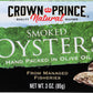 Crown Prince Smoked Oysters in Olive Oil, 3 Ounce, Model 71186-51573