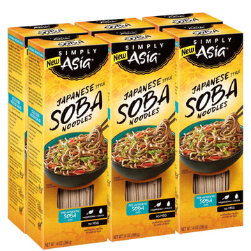 Simply Asia Japanese Style Soba Noodles, 14 Oz (Pack Of 6)
