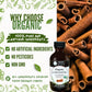 Organic Cinnamon Flavoring Extract For Baking, Ice Cream, Drinks, And Candy - 2 Oz - Water-Soluble - By Harvest Moon Delights - Pure Cinnamon Extract, Flavoring, Flavor