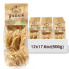 MORELLI Pici Pasta di Toscana - Organic Thick Noodles - 17.6oz (Pack of 12) - Italian Pici Pasta