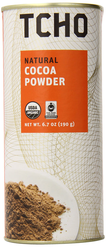 Tcho Chocolate Natural Cocoa Powder, 6.7 Ounce