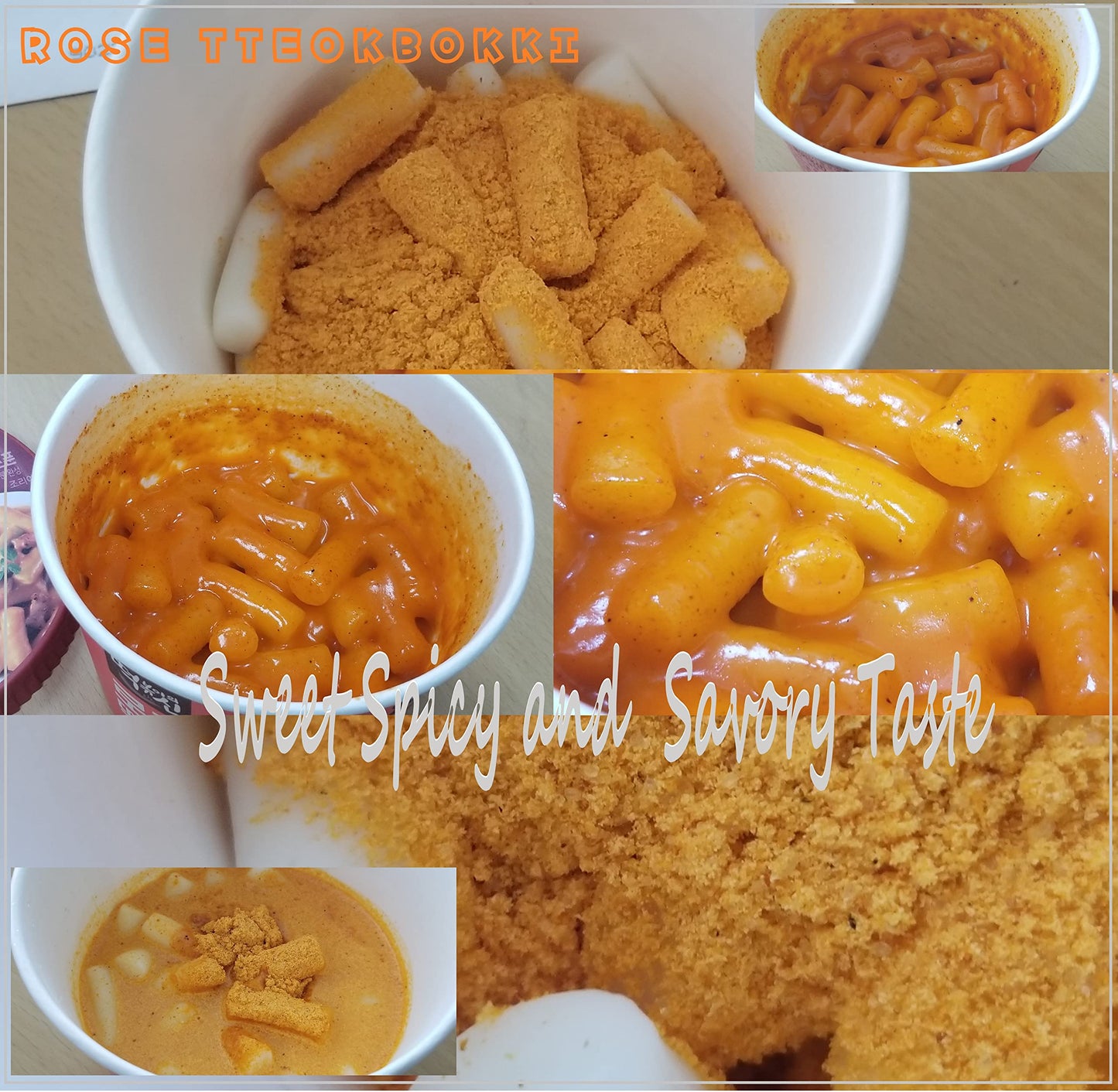 Dongwon God Of Topokki (Tteokbokki) Bowl Cheese/Hot & Spicy/Sweet & Spicy (120G/Each) (Rose, 3)