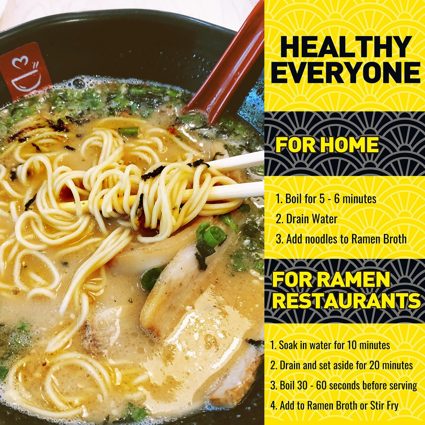 Real Naturals Gluten Free Ramen Noodles, Vegan Brown Rice, Low Sodium - 10 Packs (2.47 oz each) - Healthy Japanese Yakisoba Lo Mein