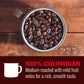 Hills Bros. 100% Colombian Whole Bean Coffee, Medium Roast, 24 Oz. Bag - Roasted Arabica Coffee Beans, Smooth Balanced Flavor