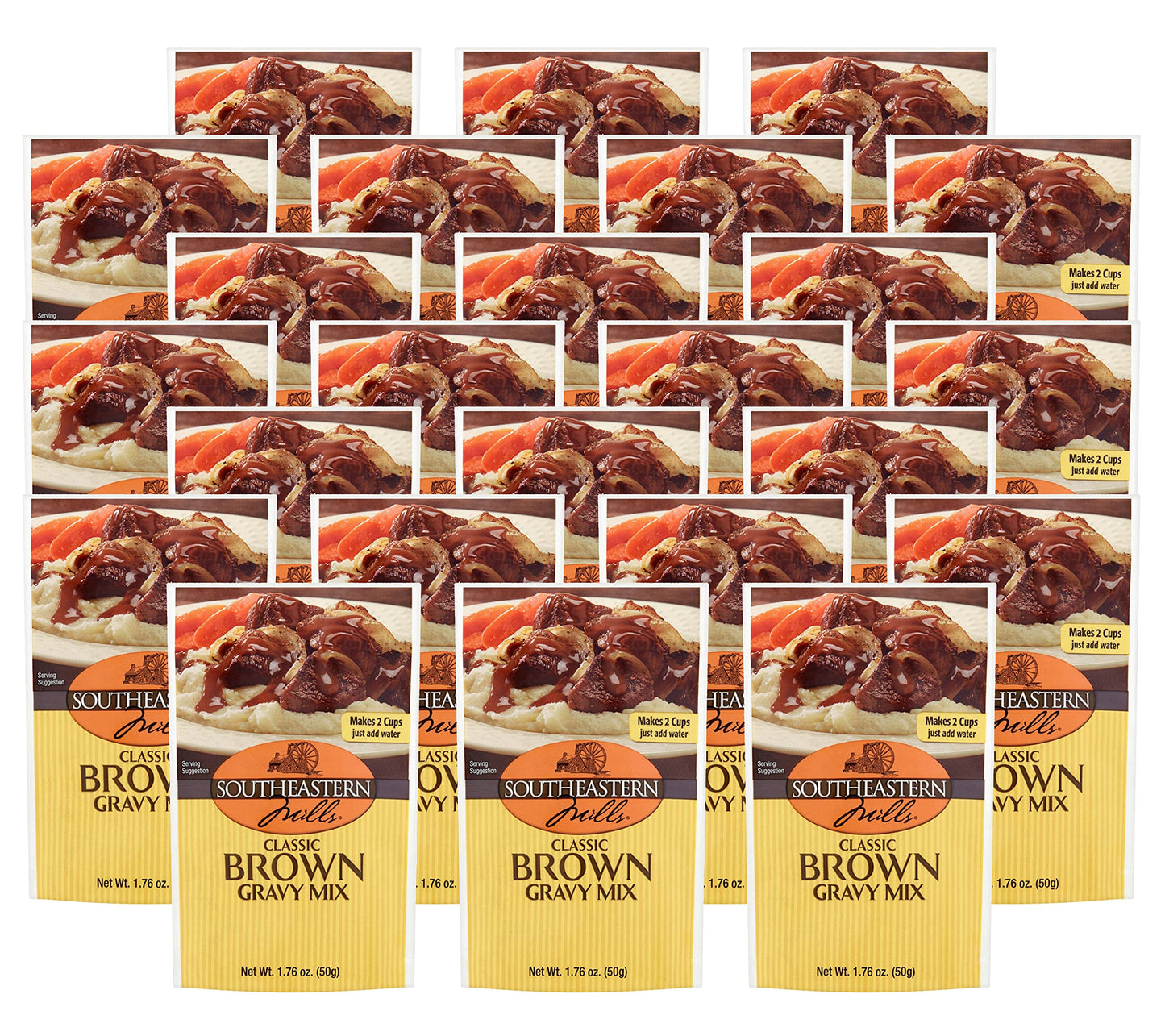 Southeastern Mills Brown Gravy Mix, 1.76-Ounce (Pack of 24)