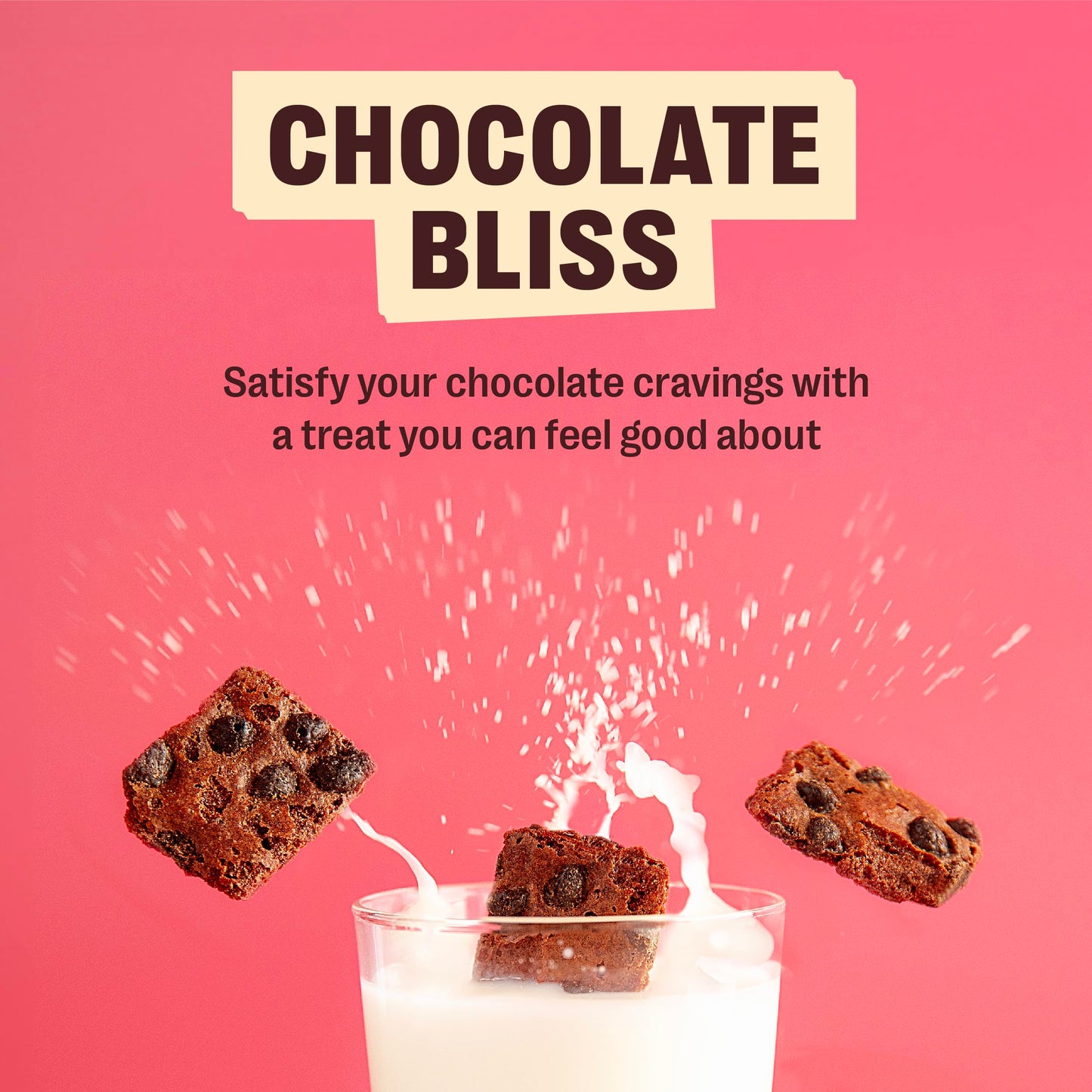 Brownie Brittle - Dark Chocolate Sea Salt Thin and Crispy Sweet Snacks (Pack of 6, 5 oz), Rich Gourmet Brownie Bites Dessert