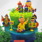 Caillou Birthday Cake Topper Set Featuring Caillou And Friends With Decorative Themed Accessories