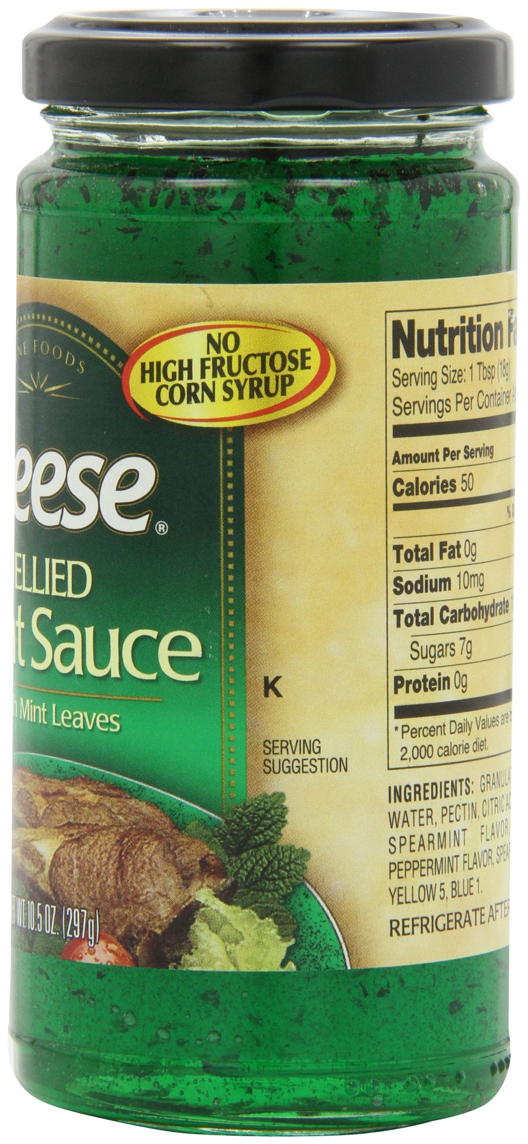 Reese Jelly, Mint W/Leaves, 10.50-Ounce (Pack Of 6)