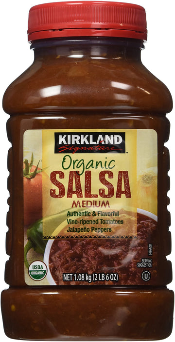 Kirkland Signature Organic Salsa, Medium, 1.08 Kg (Pack Of 2)