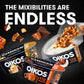 Oikos REMIX Smores Vanilla Nonfat Greek Yogurt with Graham Cookies, Dark Chocolate and Toasted Marshmallow Bark Mix-Ins, Delicio