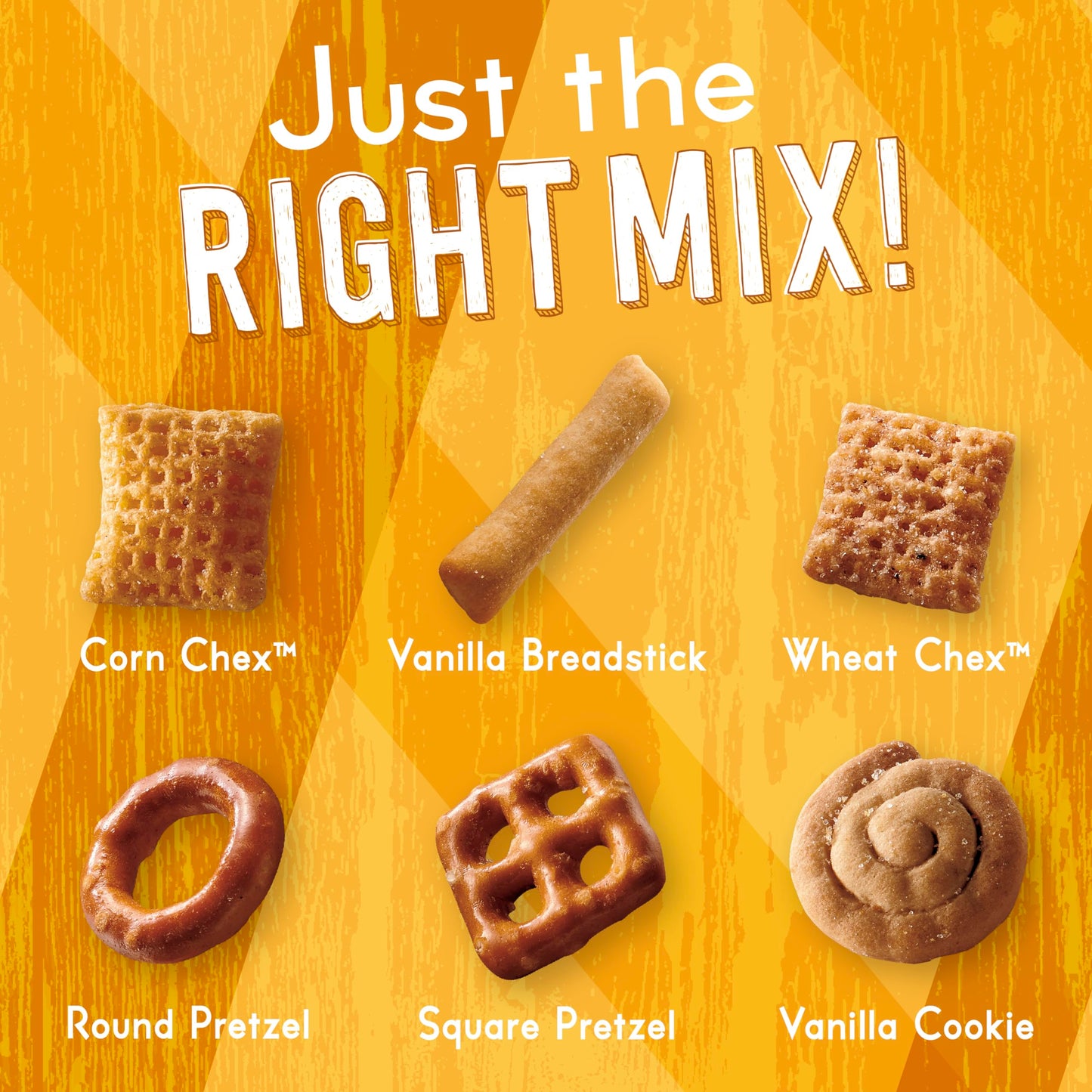 Chex Mix Honey Nut Sweet and Salty Snack Mix, Snacks, Family Size, 13.5 oz