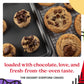 Davids Cookies Freshly Baked Cookies Assortment - Delicious Handmade Soft Variety - Exquisite Gourmet Gift for Friends & Family on Special Occasions - Chocolate Chunk Cookies in Sweet Sampler Tin