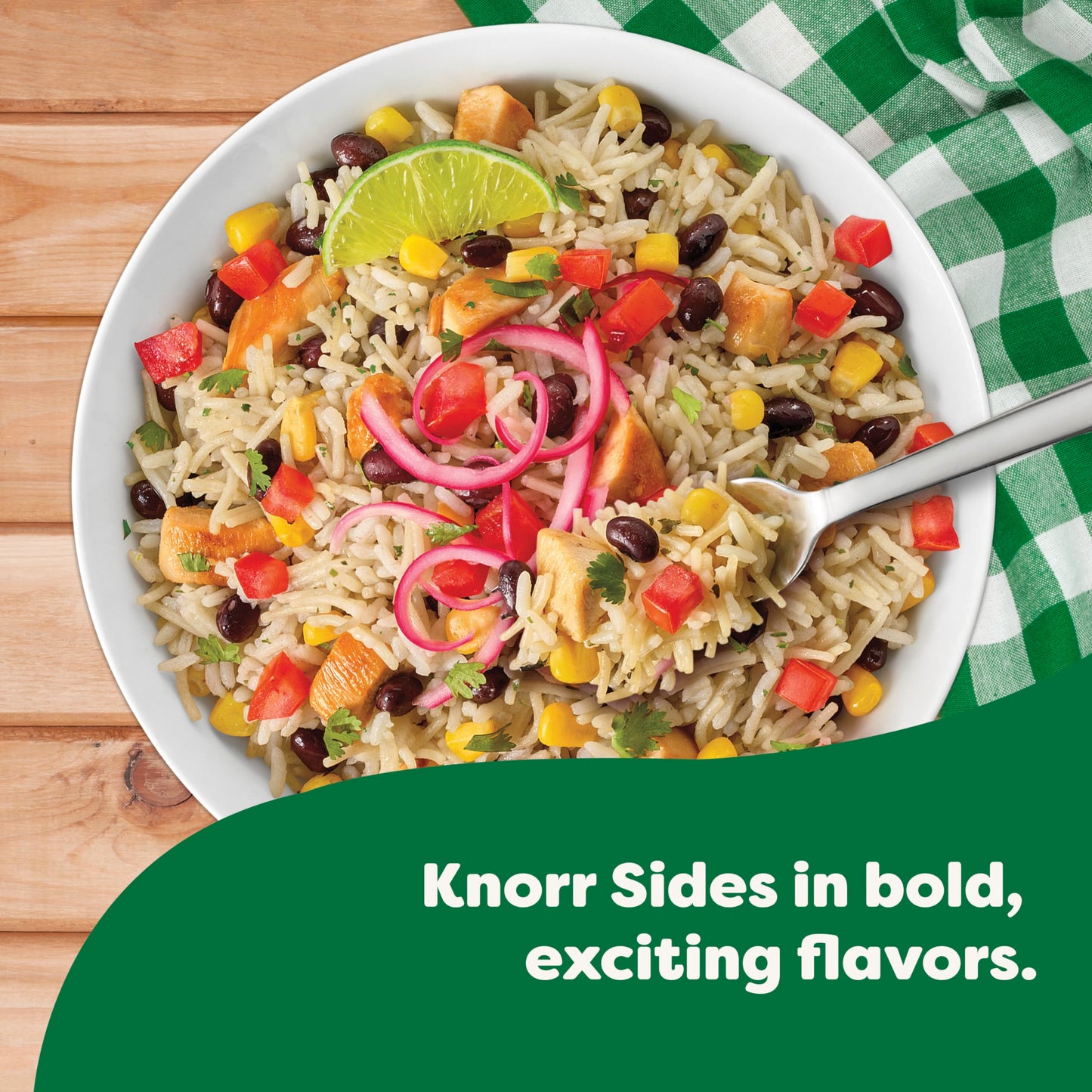 Knorr Rice Sides Cilantro Lime Rice For A Delicious + Quick Side Dish, With 100% U.S. Grown Rice + No Artificial Flavors Or Preservatives, 5.5 Oz
