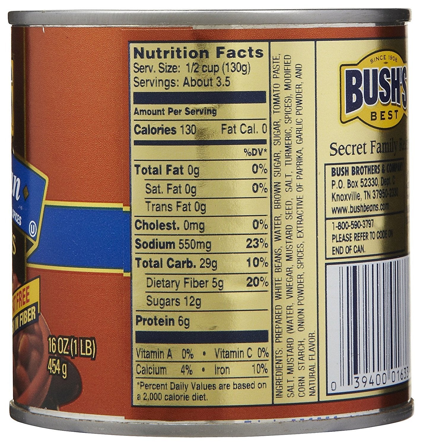Bush'S Best Vegetarian Fat Free Baked Beans (3 Pack)
