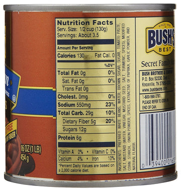 Bush'S Best Vegetarian Fat Free Baked Beans (3 Pack)