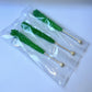 Classic Rock Candy Sticks, Sugar Rock Crystal Lollipops, Individually Wrapped (Pack Of 18, Green Apple)