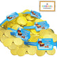 The Dreidel Company Hanukkah Chocolate Gelt, Milk Chocolate Coins, Made In Israel, Kosher Certified Cholov Yisroel Chanukah Coins Box, 0.42 Oz Each (12 Mesh Bags)