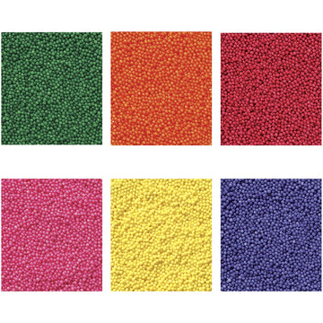 Wilton Nonpareils 6 Mix Sprinkle Assortment Baking Supplies, 3/(85 G), Orange, Kosher