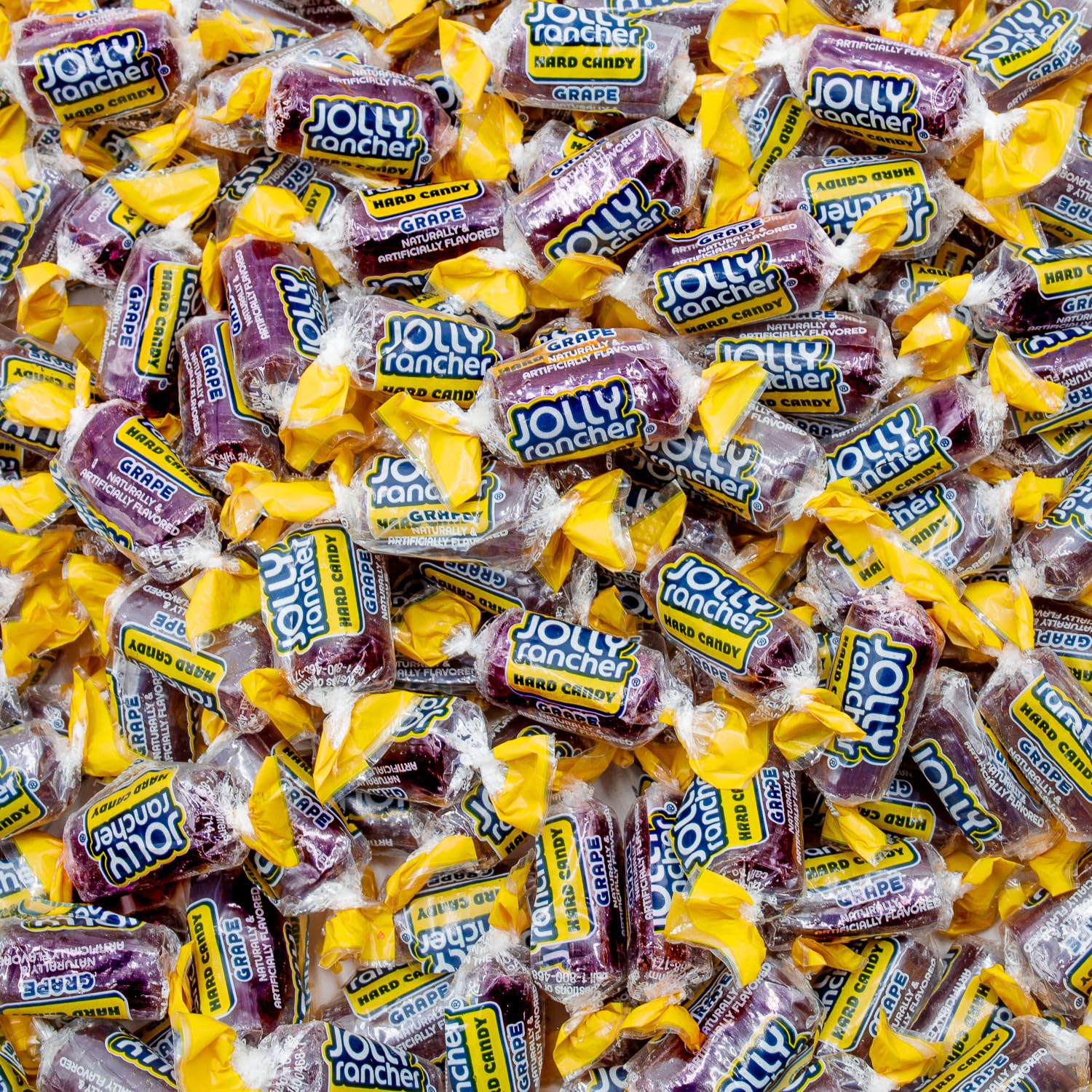 Jolly Rancher Hard Candy Grape Original Flavor 1 Lb - Bulk Bag, Individually Wrapped (74 Pieces)