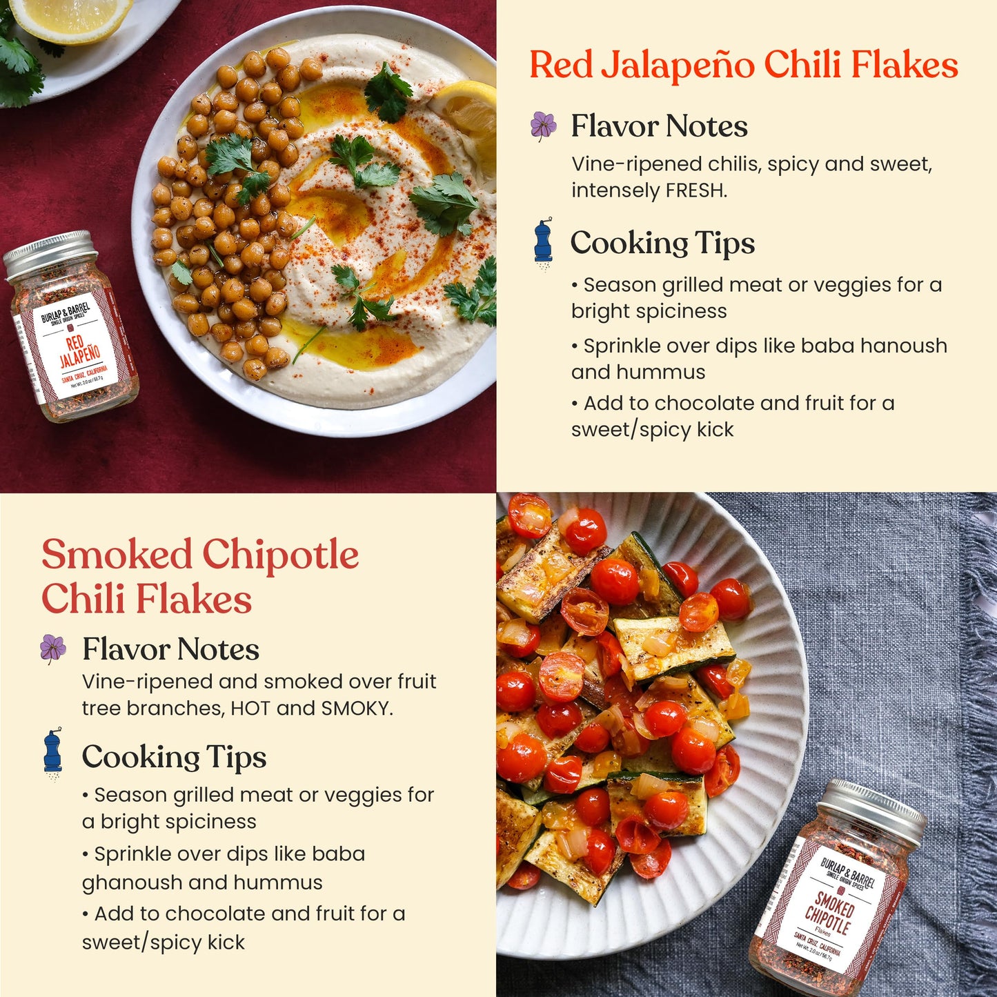 Burlap & Barrel Chili 6-Pack Gift Set - As Seen On Shark Tank - 6 Of Our Favorite Chilis From Around The World- Includes Mild, Medium & Hot Chilis - Kitchen Gift For Cooks - 6 Full Size Jars