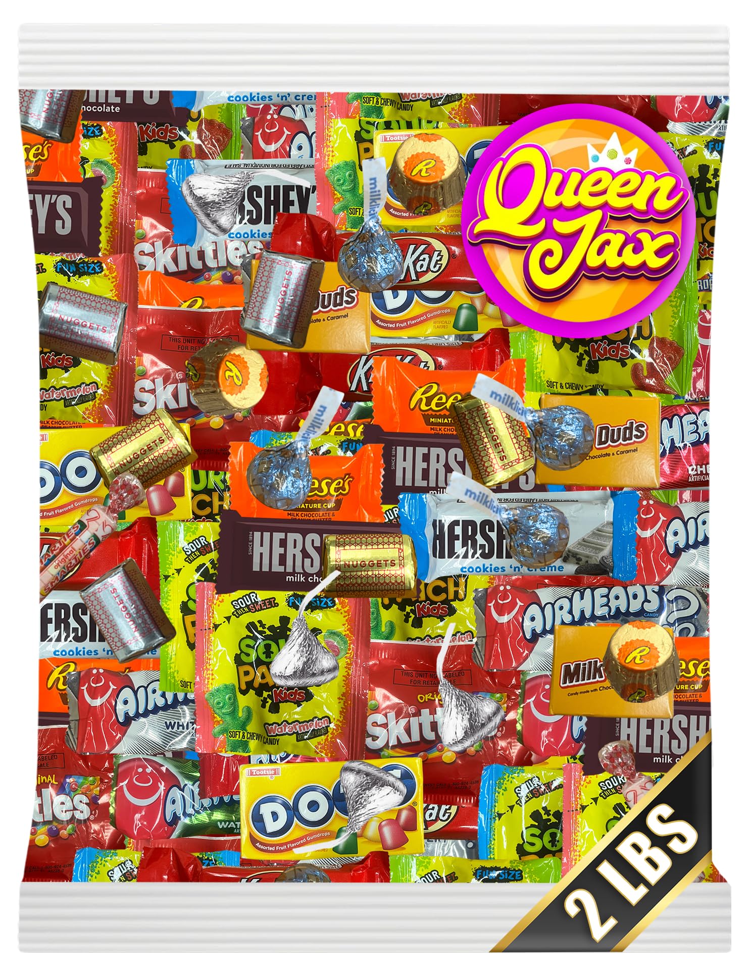 Chocolate and Candy Variety Pack - 2 LB Assorted Chocolate Candy Bulk - Bulk Candy Bag Candy Mix - Easter Candy Bulk Individuall