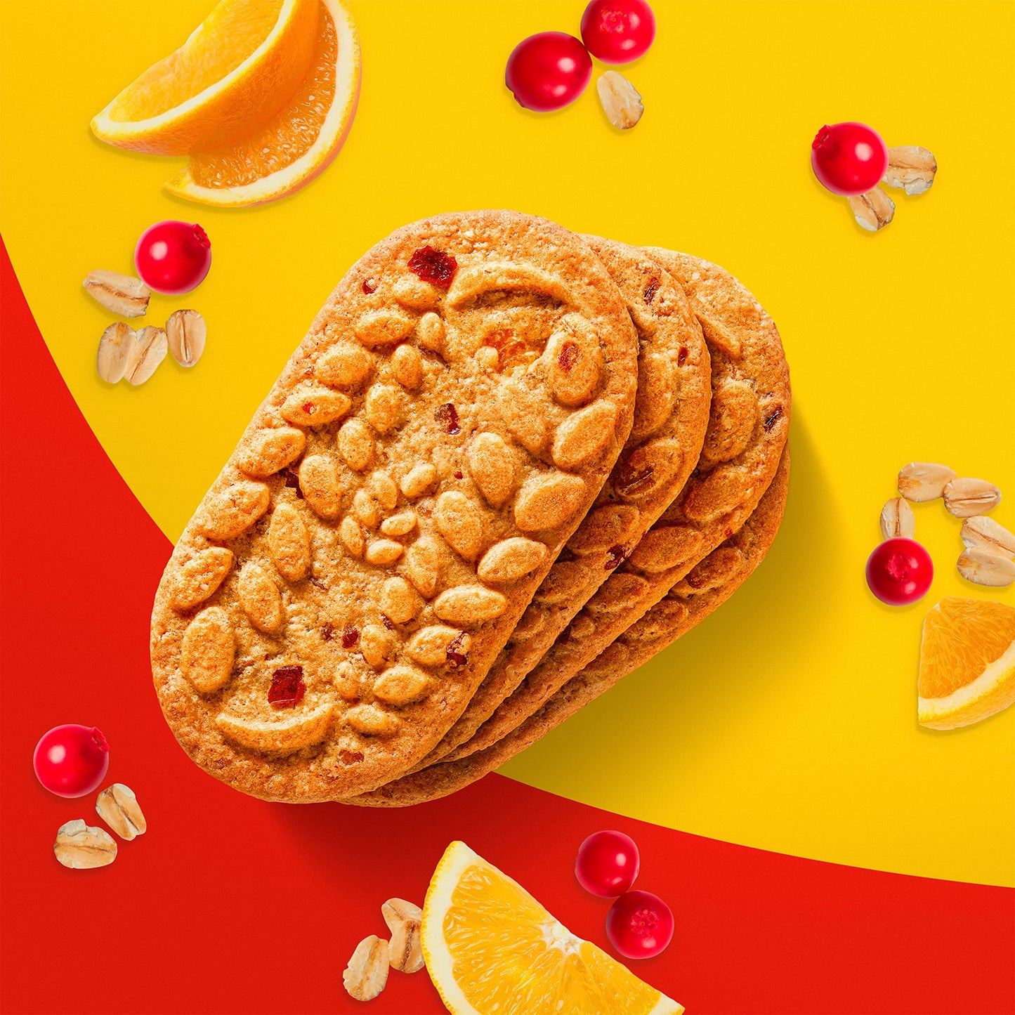 belVita Cranberry Orange Breakfast Biscuits, 30 Total Packs, 6 Boxes (4 Biscuits Per Pack)