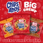 Chips Ahoy! Big Chewy Chocolate Chip Cookies, Chocolatey Brownie, 14 Snack Packs, Large, Brown