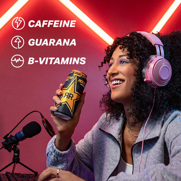 Rockstar Energy Drink Throwback Edition O.G. 16 Fl Oz (Pack of 12)