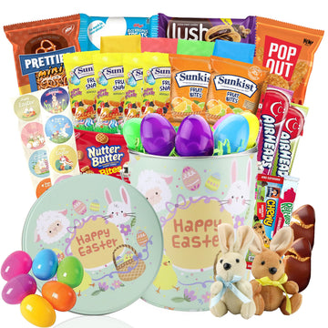 Easter Care Package (44 Count) Easter Candy Eggs Great Snacks for Family Friends Kids Coworkers