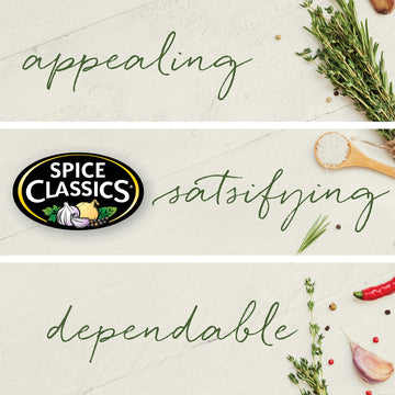 Spice Classics Ground Cumin, 14 Oz - One 14 Ounce Container Of Ground Cumin Powder, Add Spicy Flavor To Middle Eastern, Asian, Mediterranean, Indian And Mexican Cuisine