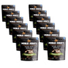 Noble Jerky - Vegan Jerky, Plant-Based High Protein Snack, Vegetarian, Non-GMO, BBQ Flavor, 12 Pack (70g Bags), 14g Protein Per 