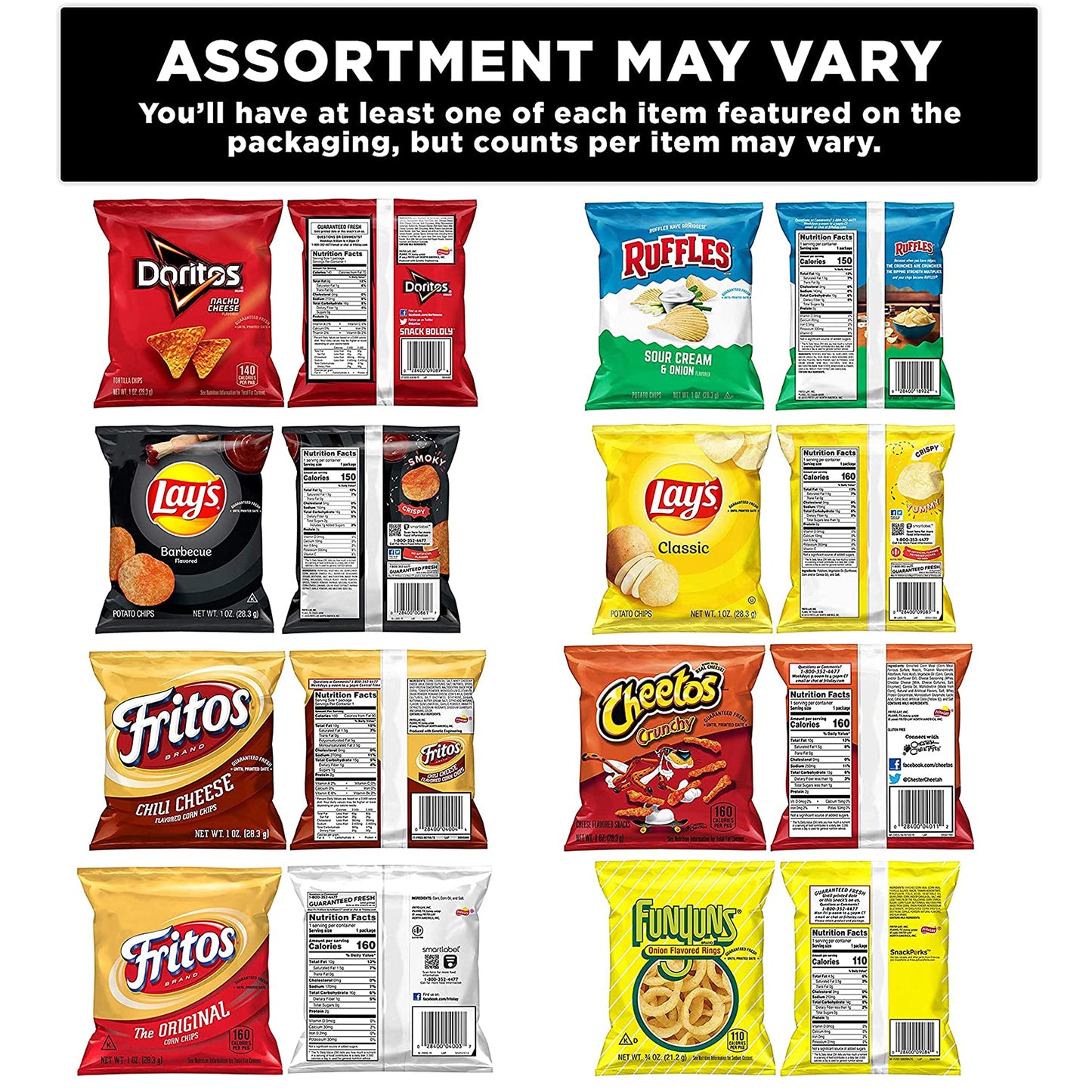 Frito Lay Party Mix Variety Pack, (Pack Of 40)