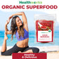 Healthworks Superfoods Organic Dried Goji Berries - 8 Oz - 1 Pack - Vegan and Non-GMO -Certified Organic Raw Sun-Dried Goji Berr