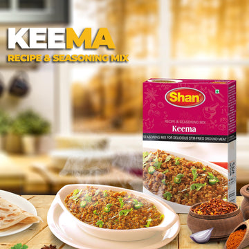 Shan Keema Masala Seasoning Mix 1.76 Oz (50G) - Meat Seasoning Spice For Delicious Stir-Fried Ground Meat - Airtight Packaging -