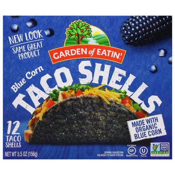 Garden of Eatin, Taco Shells, Blue Corn, 5.5 oz