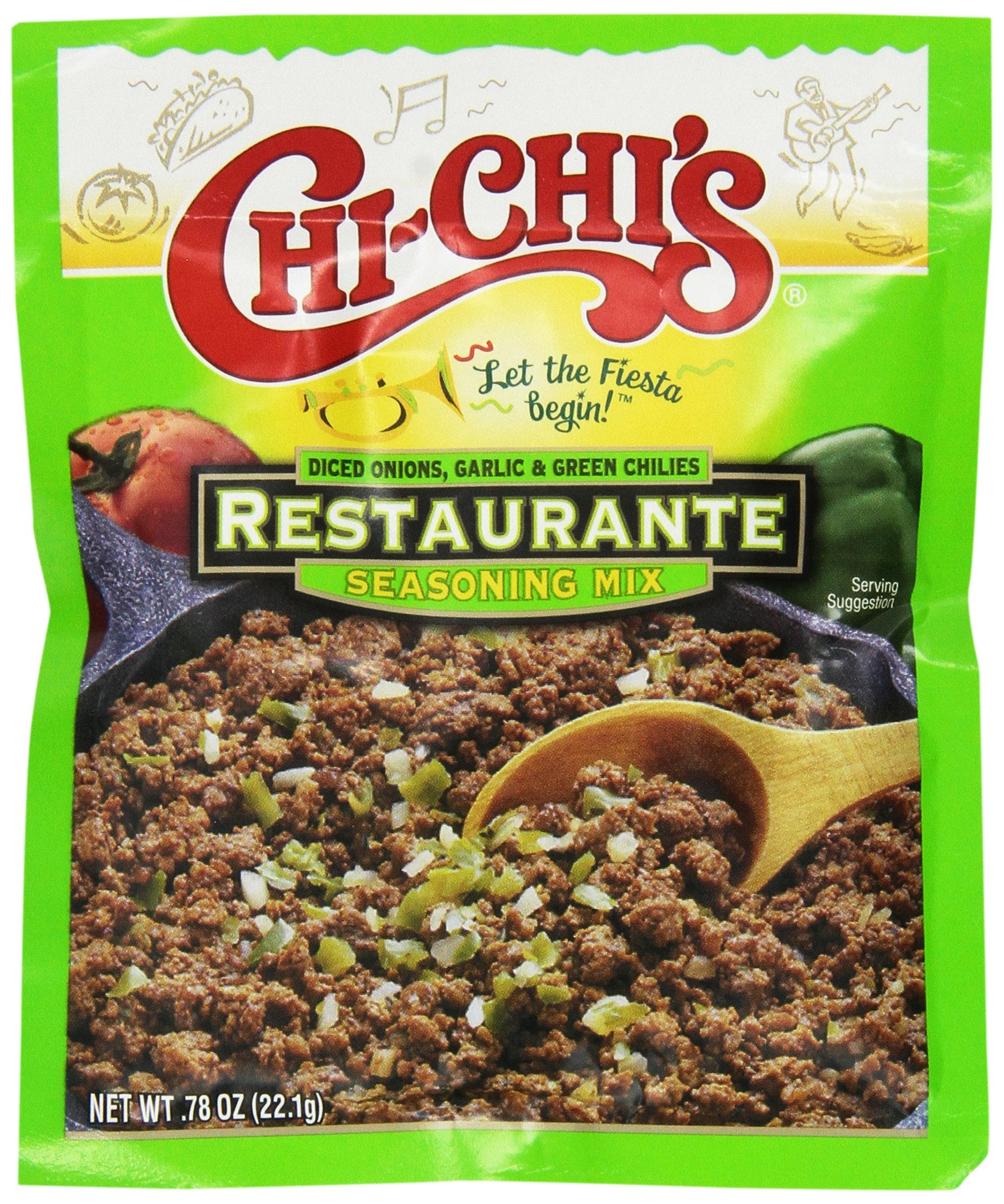 Chi Chi'S Fiesta Restaurante Seasoning Mix 0.78 Oz (Pack Of 3)