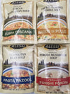 Alessi Athentic Italian Soup Mix 4 Flavor Variety Bundle: (1) Tuscan White Bean Soup, (1) Chicken Flavored Noodle Soup, (1) Porc