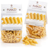 GUSTA Rotini Fusilli Pasta - Organic Durum Wheat - Non-GMO - 17.64oz (2 Pack)
