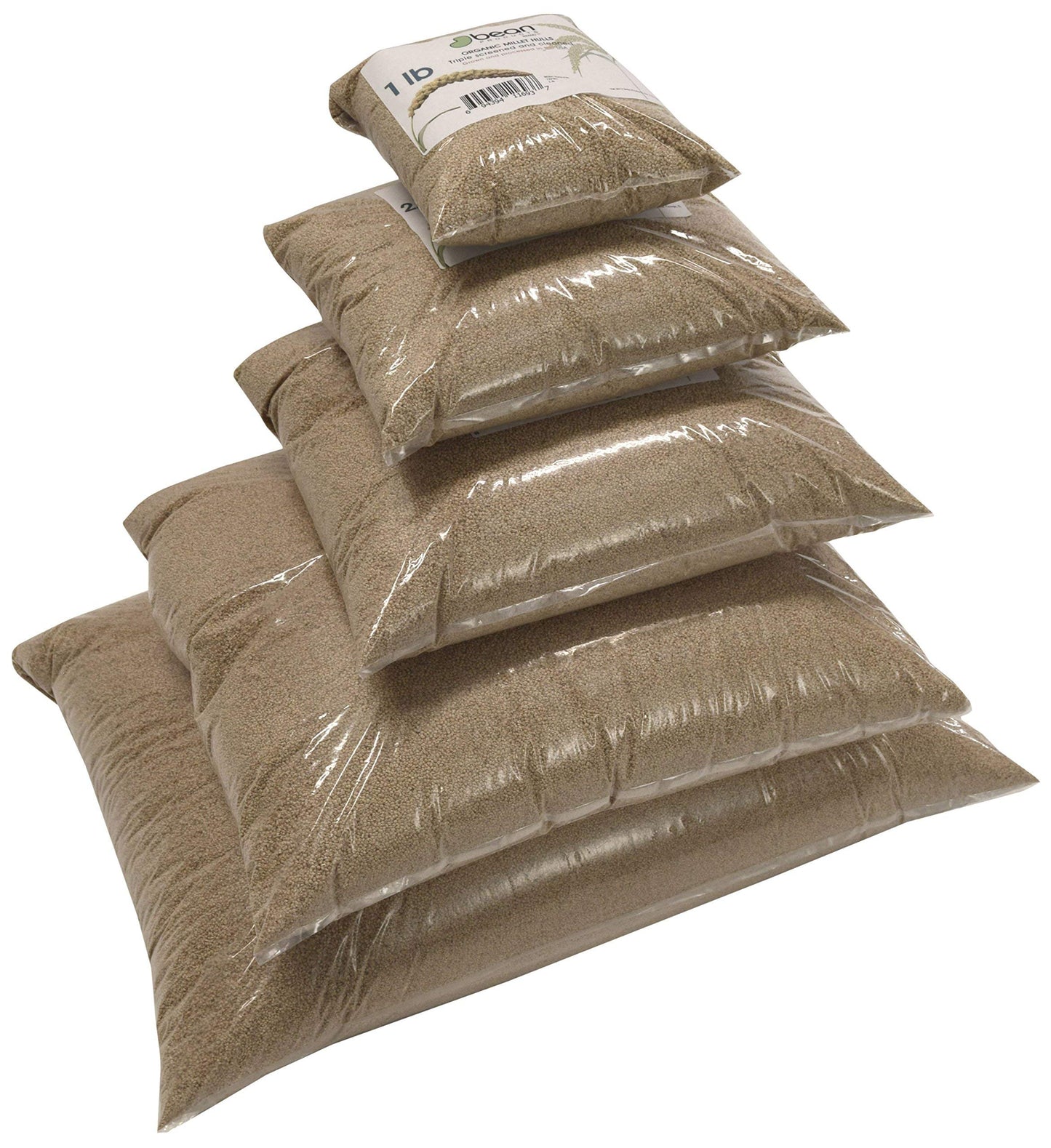 Bean Products Organic Millet Hulls | 100% Organically Grown In The Usa | Great For Filling Pillows, Yoga Bolsters, Cushions & Mo