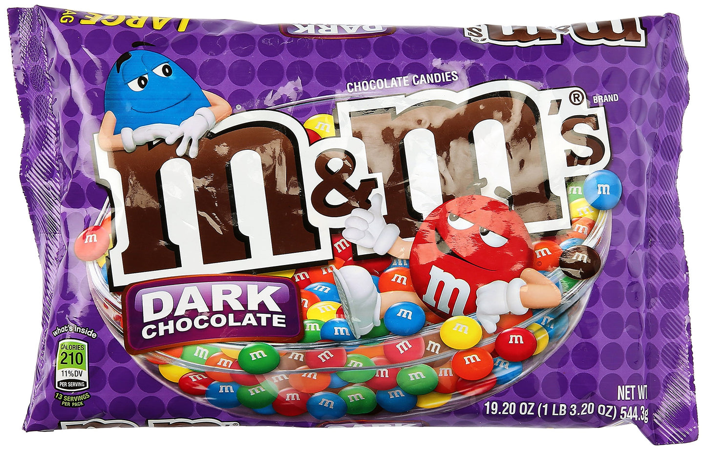 M&Ms Dark Chocolate, 19.2 oz