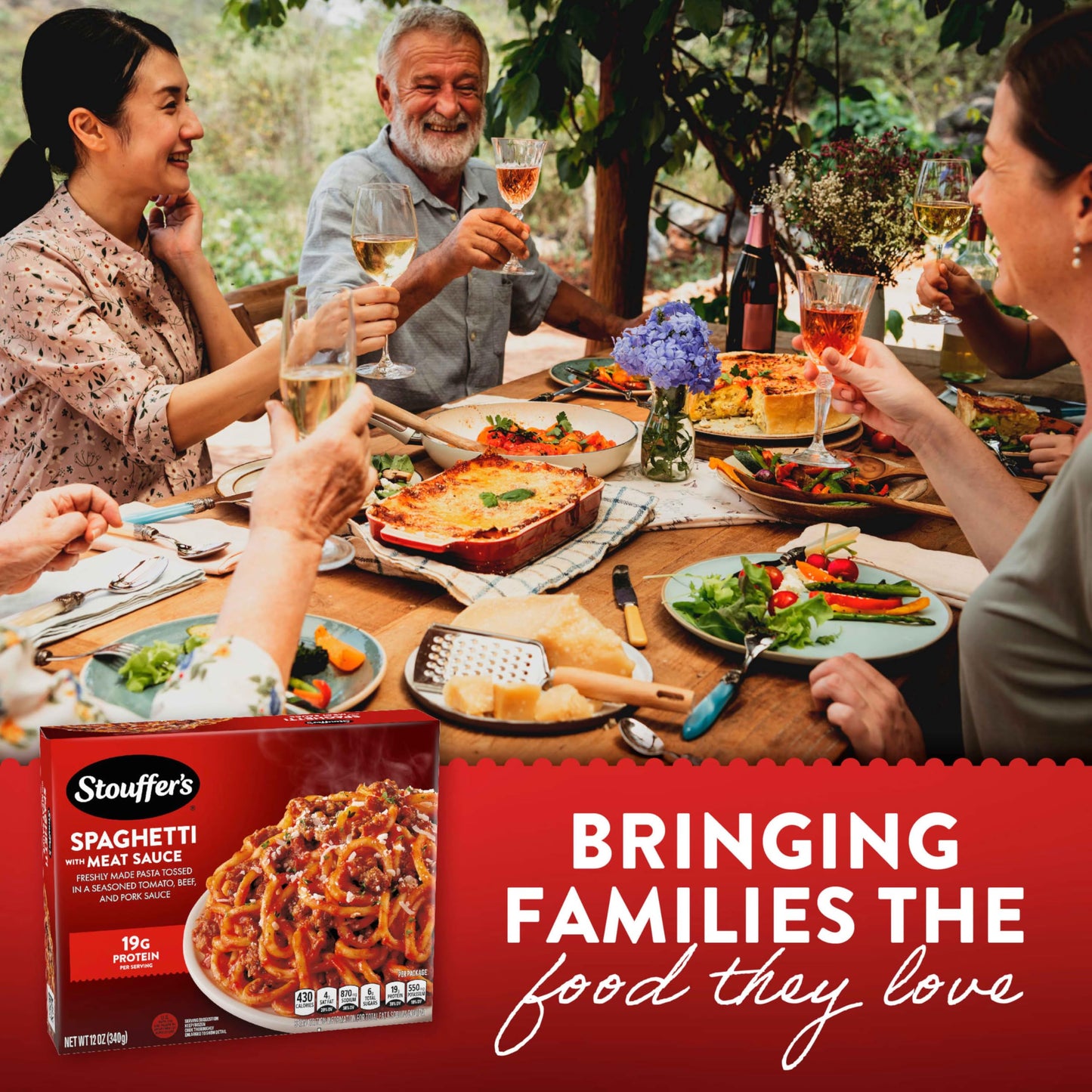 Stouffers Spaghetti with Meat Sauce Frozen Meal, Pasta