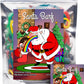 JLDesignMediaLLC Santa Barf Rainbow Lace Licorice Candy Gift, 5.5 oz, Red/Green/Blue/Yellow, Unique Christmas Stocking Stuffer