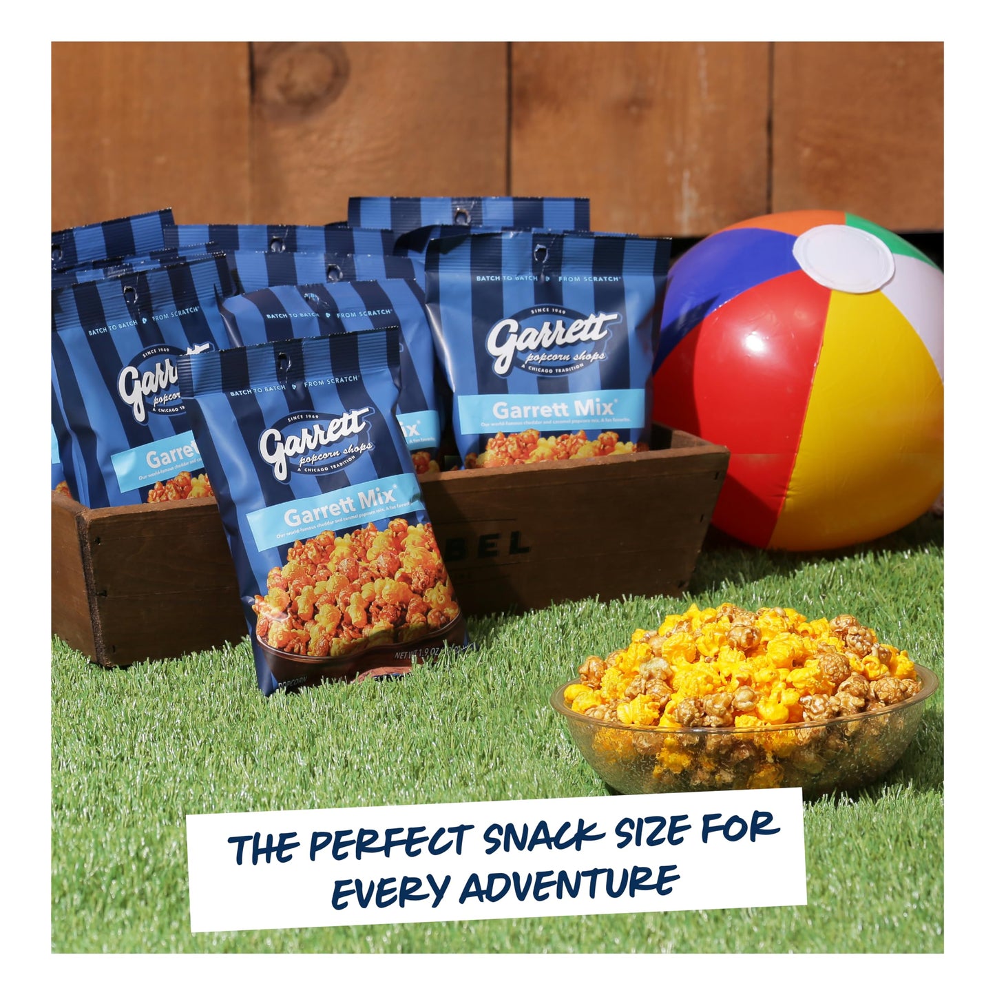 Garrett Popcorn Garrett Mix, Cheese and Caramel Gourmet Popcorn, Gluten Free, 1.9oz, 12 Bags