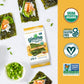 Gimme Seaweed - Toasted Sesame - 12 Count Sharing Size - Organic Roasted Seaweed Sheets - Keto, Vegan, Gluten Free - Great Sourc