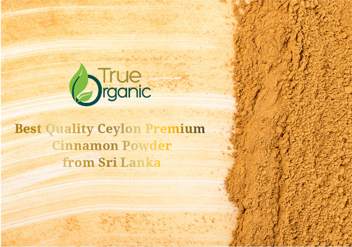 True Organic Ceylon Cinnamon Powder, 1 Lb, Gluten Free, Usda & Kosher Certified, Organic Cinnamon Powder, Ground Cinnamon, Non-G