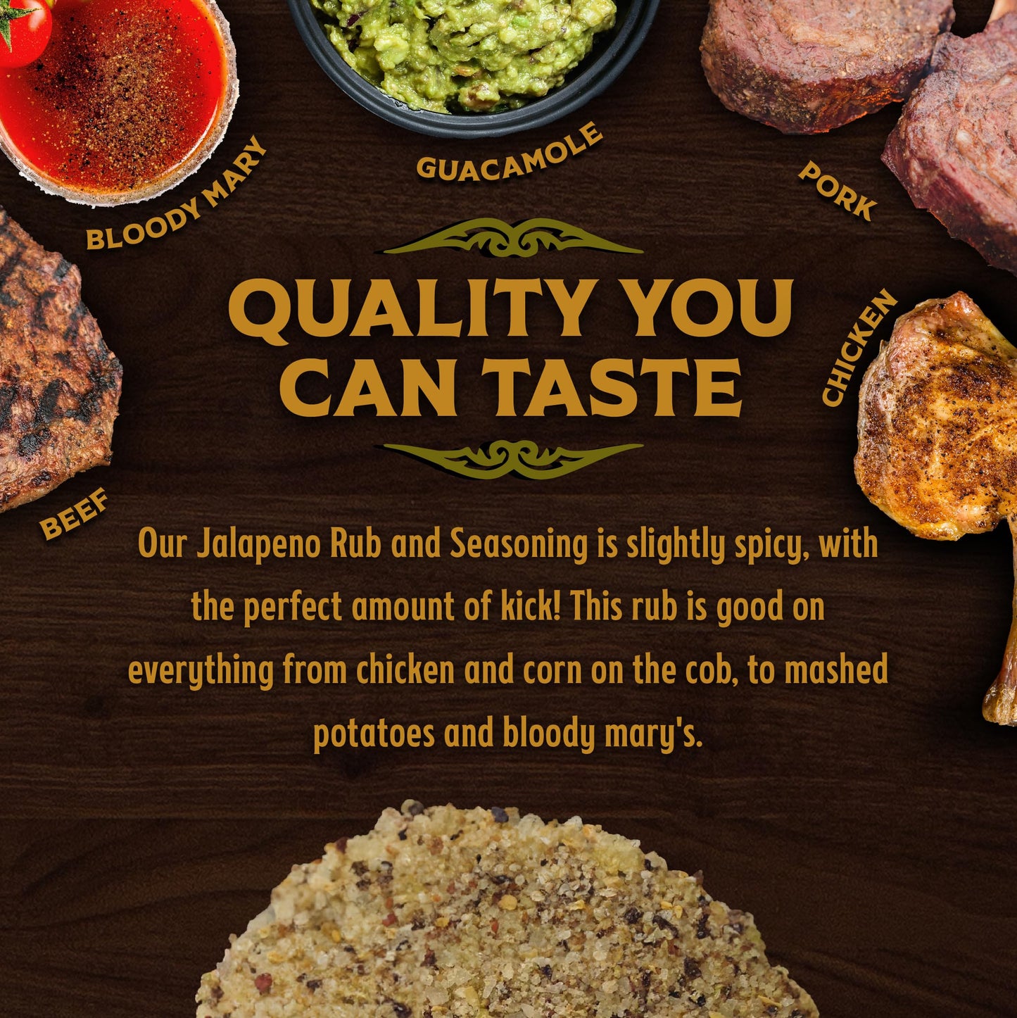 Big Poppas Jallelujah Spicy Jalapeno Seasoning - Versatile, Gluten-Free Jalapeno Rub For Steak, Chicken And More! (7.5 Oz)