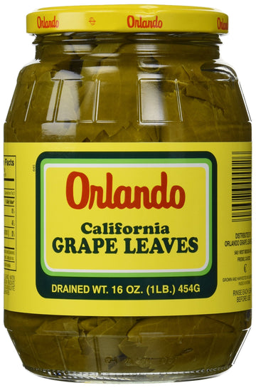 California Grape Leaves -Orlando 2Lb Jar, Dr.Wt. 16Oz