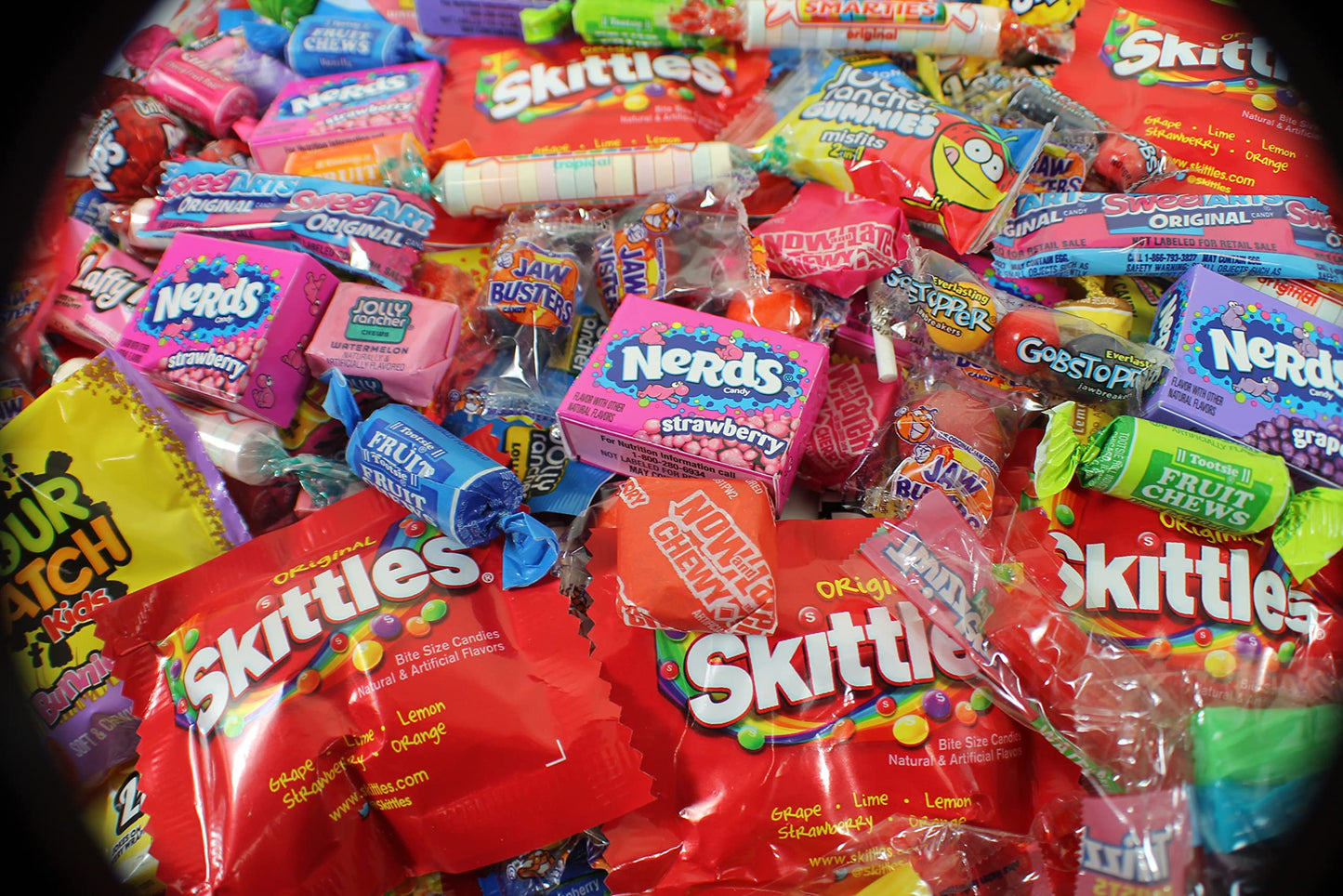 Ultimate Assorted Candy Party Mix - 12 Lb Bag - Fun Size Skittles, Sour Patch Candy, Nerds, Jolly Ranchers Lollipops, Fruit Chews, Smarties, & More - Mega Variety Bulk Candy Assortment - Individually Wrapped Candy - Candy Bulk – By Queen Jax