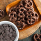 Dark Chocolate Melting Wafers, 2 Pound Bulk Bag, Chocolate, Melting Chocolate Candy Discs For Baking, Dipping, Decorating, Bulk Dark Chocolate Bag - The Hampton Popcorn & Candy Company